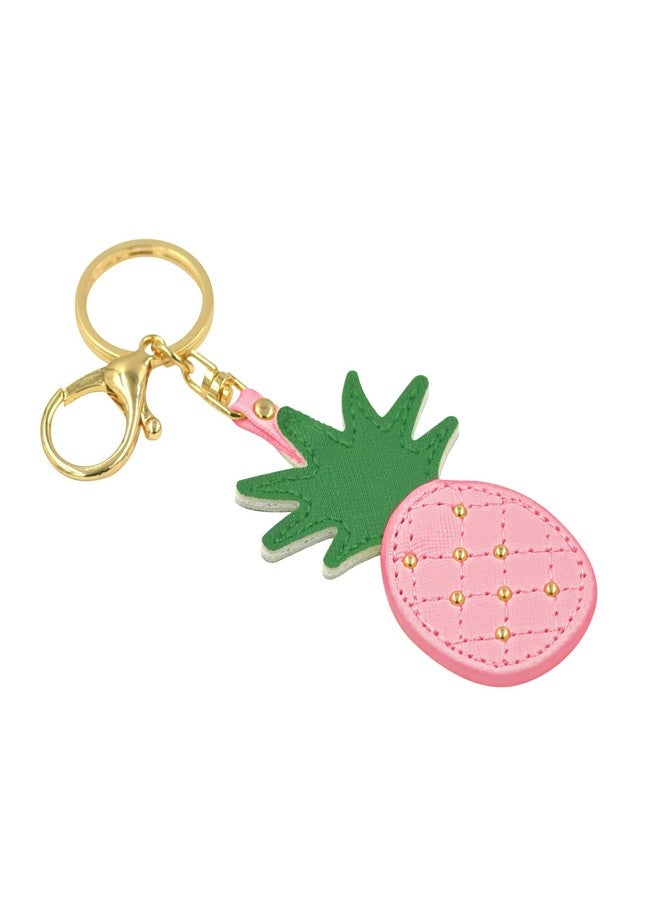 Great 1 Pink Pineapple Keychain Pendant Charm with Key Ring and Clasp - Keys, Cars, Handbags, Backpacks, Luggage, and Gifts - Image 2